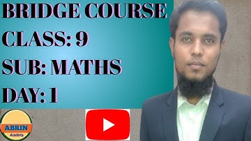 Class 9 || Bridge Course || Day -1 || Maths || Urdu Medium