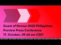 Philippines Unveils Visual Identity and Theme for 2025 Frankfurt Book Fair Guest of Honour Presentation