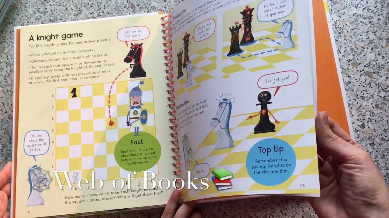 Everyones First Chess Workbook Review My first chess book - YouTube