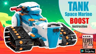 Amaizing TANK IDEA BOOST lego BEST instruction | lego space marine tank idea for warhammer 40000