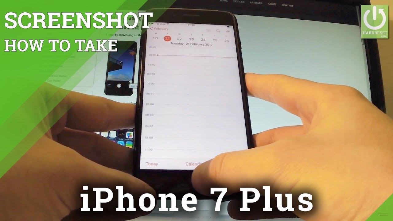 How Screenshot in APPLE iPhone 7 Plus - Screen YouTube