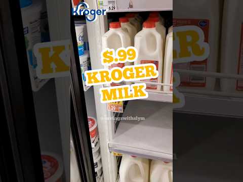 🏃‍♀️$.99 Kroger Milk|Kroger Couponing This Week