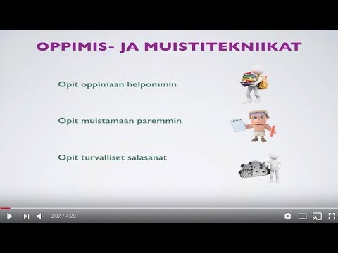 Oppimis- ja muistitekniikat