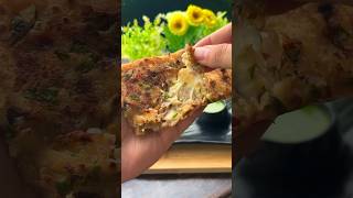  shorts Cheese Chilli Garlic Paratha easyrecipe ashortaday