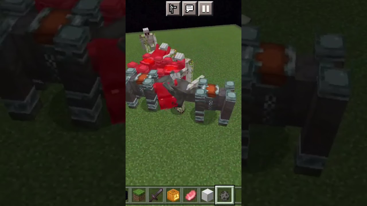 4vs4 mob fight iron golem vs vileger #shorts #viral #shortsminecraft #minecraftmob