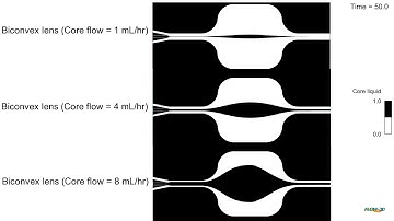 L2 Lens for Variable Core Flow Rate | FLOW-3D