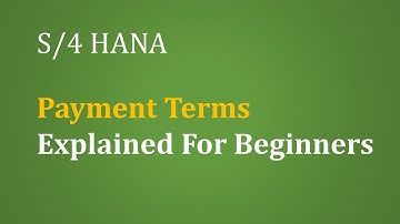 SAP FICO -Payment Terms Concept in Detail