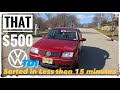 MK4 VW TDI • Rescue Mission! From a Giant Turd to a Small Poop!