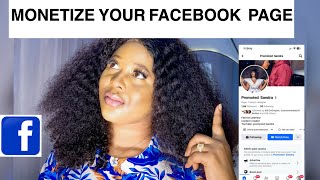 How To Create A Monetize Facebook Page | how to turn facebook profile to a professional mode