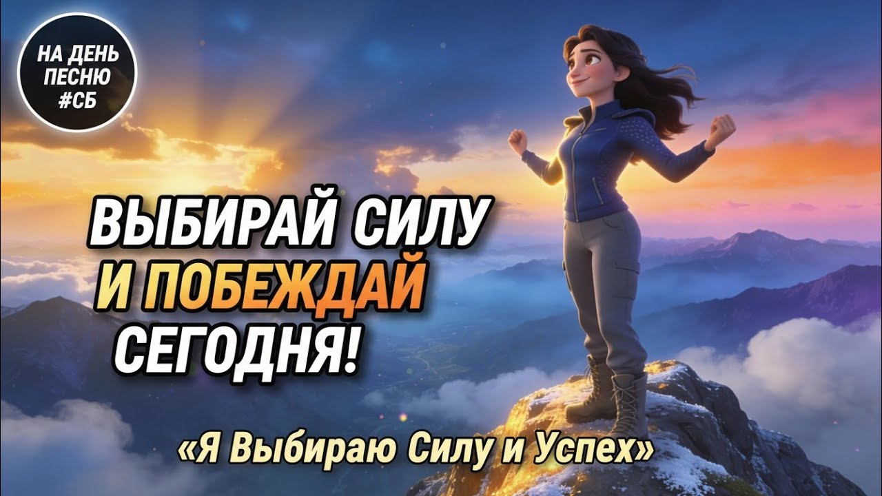 НА ДЕНЬ ПЕСНЮ #21 | Эпичная ПЕСНЯ-АФФИРМАЦИЯ Силы и Побед | "Я Выбираю Силу и Успех"