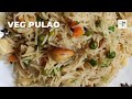 Vegetable pulav recipe  how to make veg pulav  rashmis kitchen