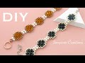 Bicone Pearl Wedding Bracelet || DIY Beaded Bracelet