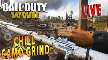 Chill CAMO GRIND Live Stream | Live Call of Duty: WW2 | PS4 | LIVE With FRANK SPARAPANI