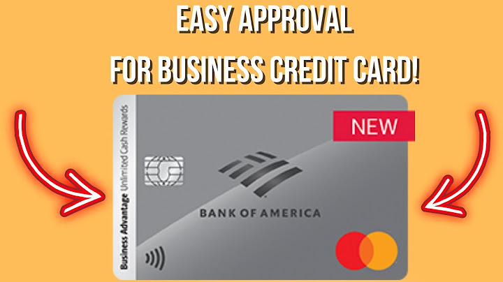 Bank of america business credit card credit score requirement