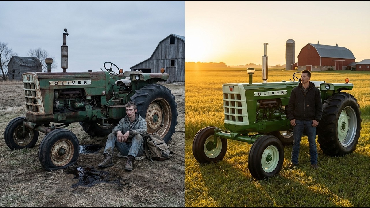 Kicked Out at 18, He Bought an Oliver Tractor for $200 — What It Became Changed Everything