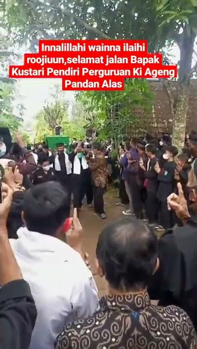 Perguruan KI AGENG PANDAN ALAS Berduka