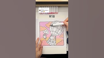 How to color a sunset with alcohol markers 🌅 sunset coloring tutorial #coloringtutorial