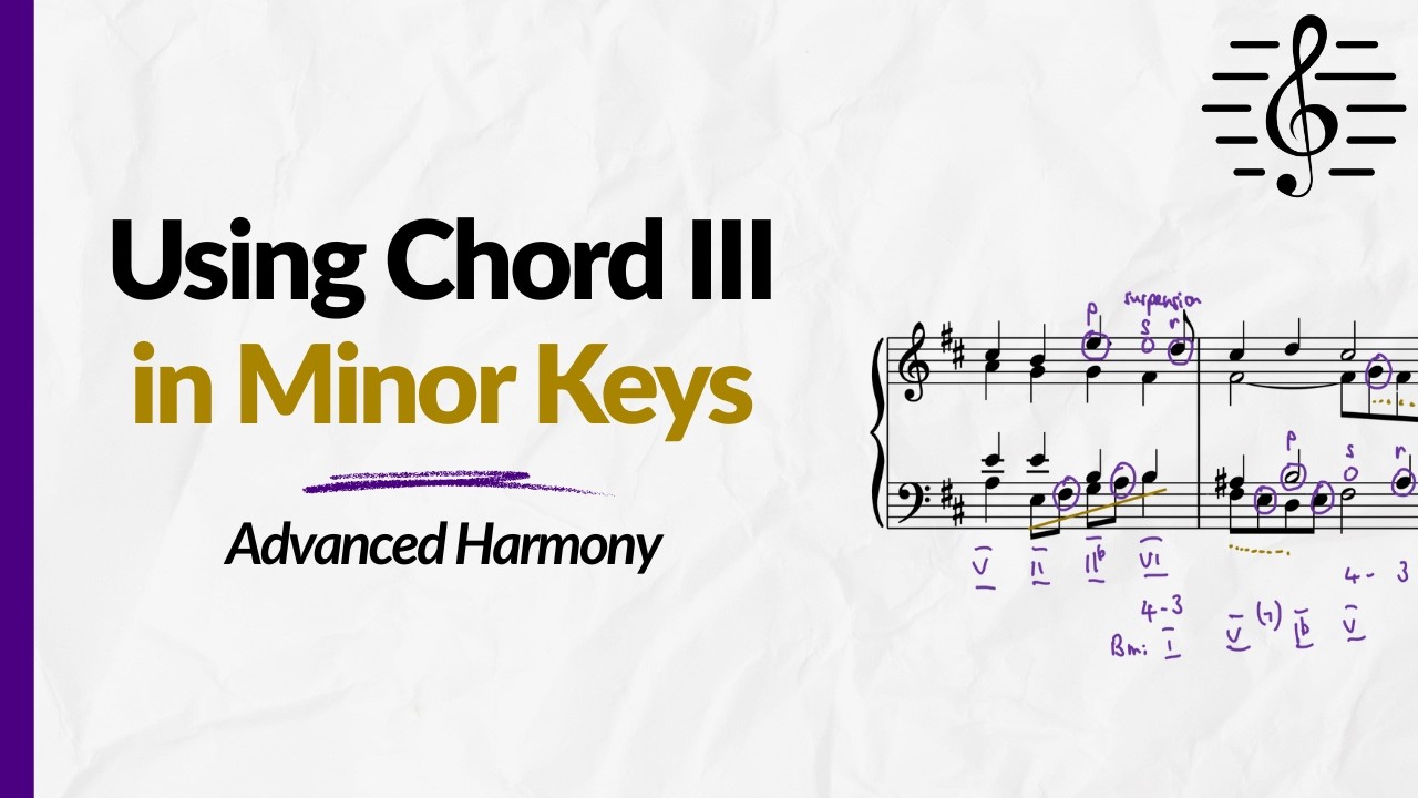 Расширенная гармония — использование аккорда III в минорных тональностях.
