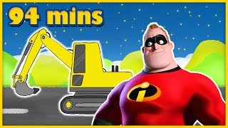 Incredibles Games, Awesome Digger Song + Nursery Rhymes and Much More | 94 Minutes By BubblePopBox