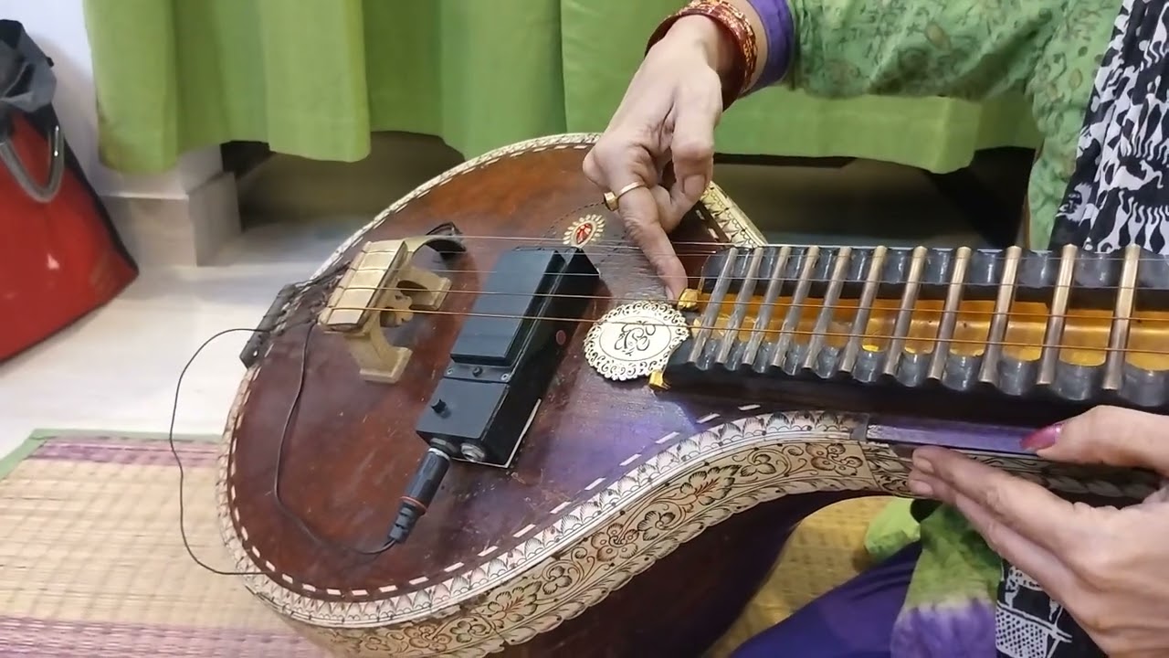 Veena Fingering technique for Right hand |Beginners|Class 1