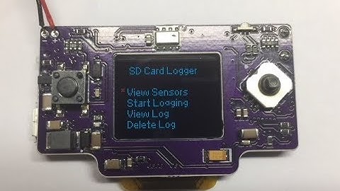 SAMD21G Sensor Board with Color Oled Rev3.1