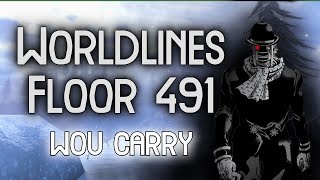 Anime Vanguards Wordlines Floor 491 (Wou carry) screenshot 4