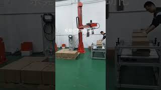 single column  palletizer for carton stacking