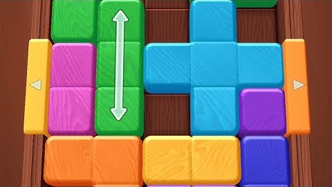 Wood Away Block Jam Level 53 54 Game Walkthrough Solution - New Update