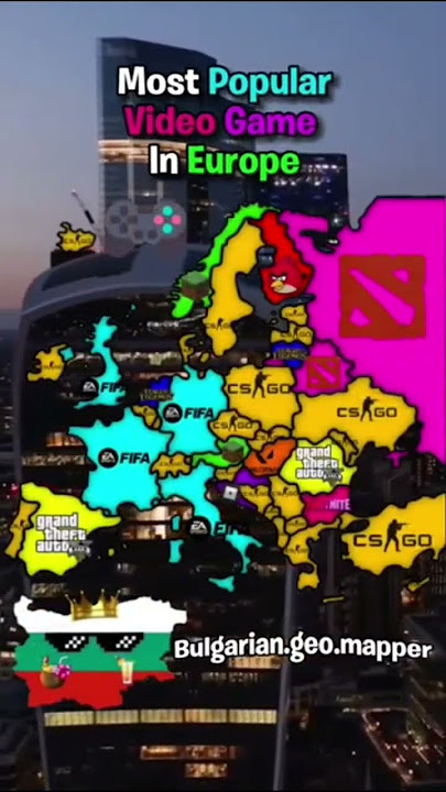 Download lagu most popular video game in europe @mapofgeography #mapping #countries #shorts