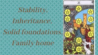 How to read the Ten of pentacles Tarot Card: Description in 3 minutes