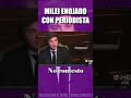 ¿Así o más claroMILEI NO responde temas personales ¿Qué opinás? #milei #javiermilei #argentina