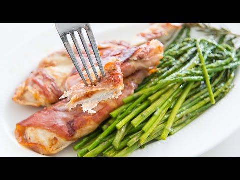 PROSCIUTTO WRAPPED CHICKEN - 15 minute dinner recipe