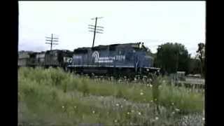 Conrail Westbound in Utica-July 1997