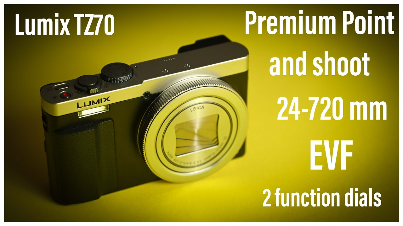 デジタルモンター2 Lumix TZ70 | 24-720mm zoom, Viewfinder, 2 dials, pocket-sized and