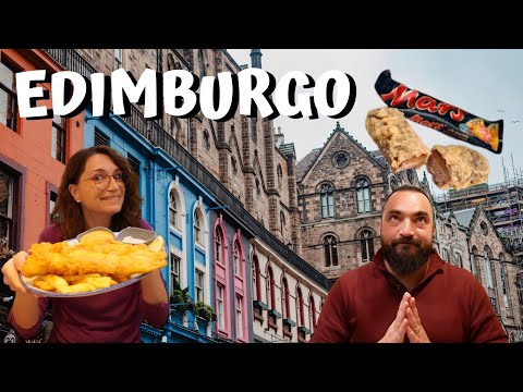 Viaggio in UK - Ep.8 - EDIMBURGO: Fish&amp;chips, scotch eggs.... e Mars fritto! 😱