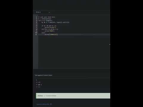 400M Race | Codechef Starter 76 Solution | Python | Starter 76 codechef contest