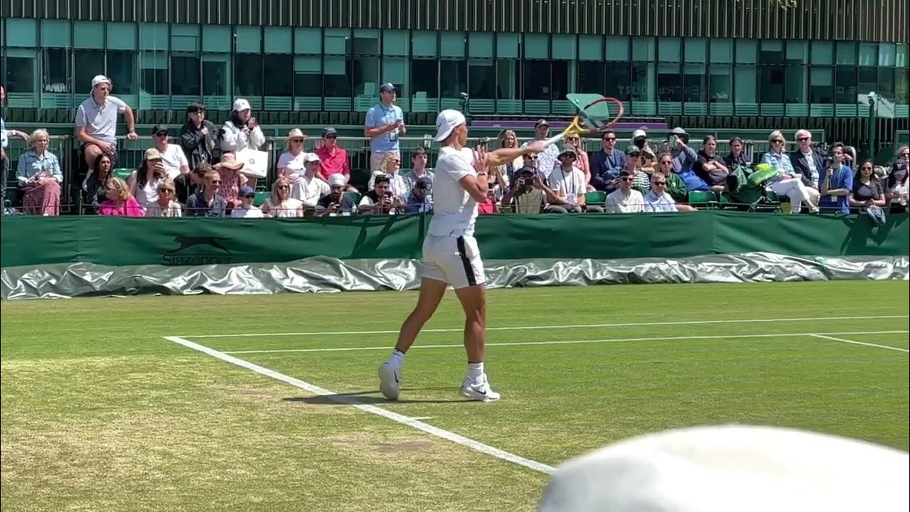 Wimbledon 2022 Nadal's training YouTube