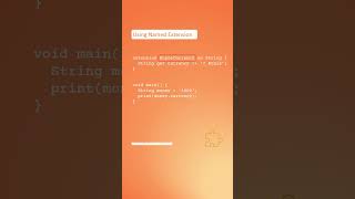 Extension in flutter Part 2 | Flutter facts in Hindi | #shorts #flutterhindi