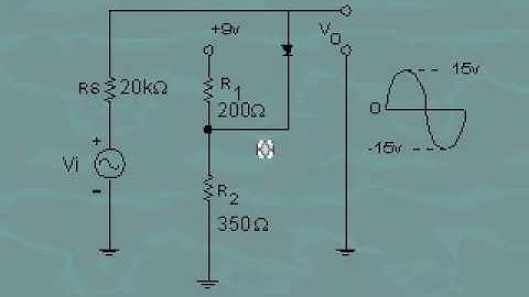 Electronics Tutorial , Lessons#44 - Diode clipping & clamping circuits