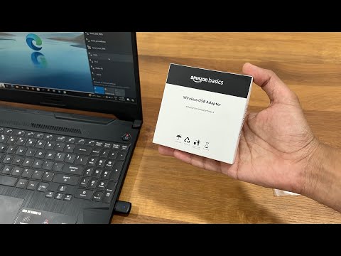 Amazon Basics Nano USB Wi-Fi Adapter UNBOXING - Laptop No WiFi Cheapest FIX