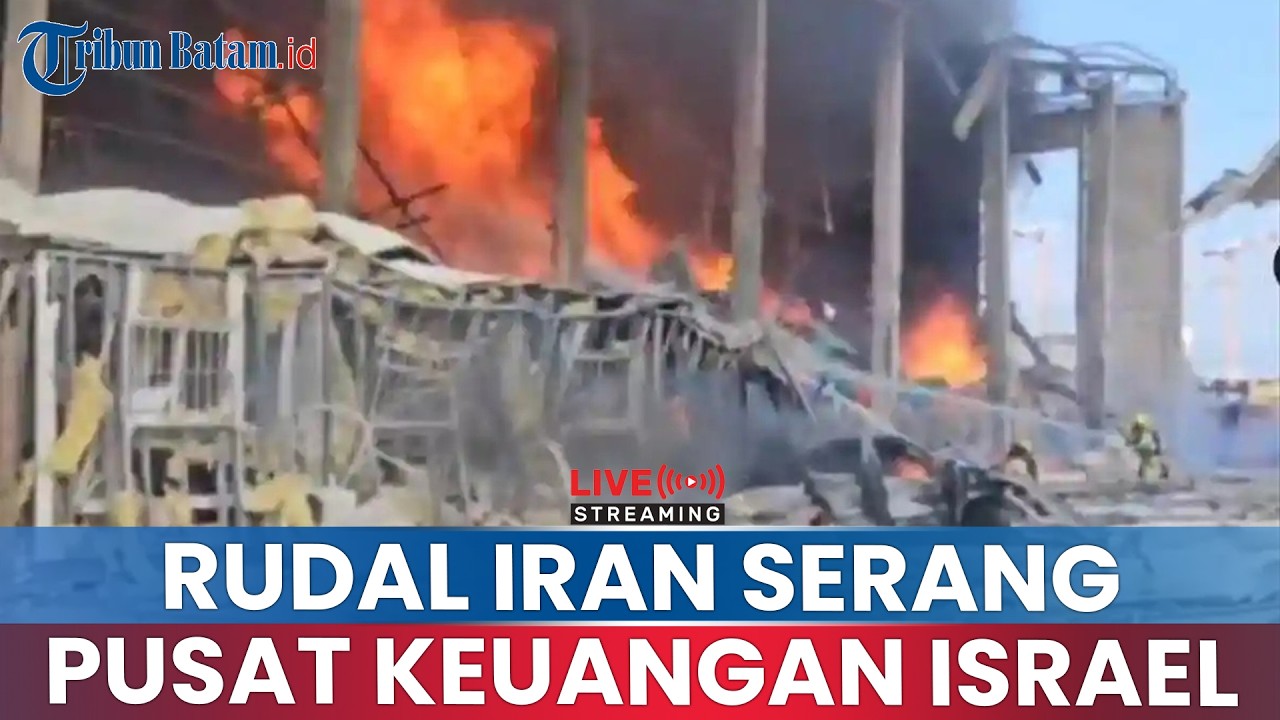 🔵Puluhan Rudal Balistik Iran Serang Pusat Keuangan Israel di Ramat Gan