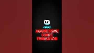 CAPCUT | AGGRESSIVE SHAKE TRANSITION 🔥🙀 | #shorts #edit #tutorial #viral
