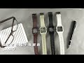 CASIO 卡西歐 經典復古 方形造型 雙顯 電子數位 橡膠手錶-黑色/33mm product youtube thumbnail