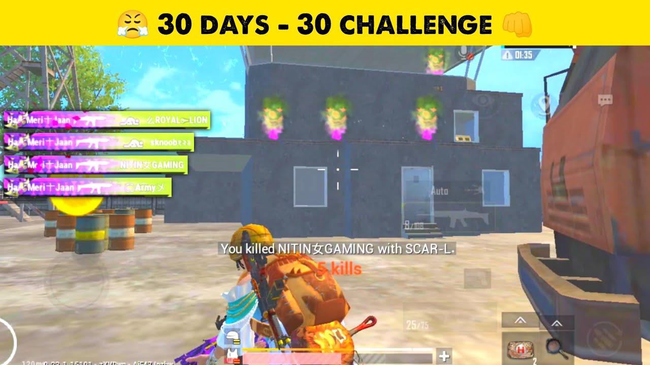 30 Challenge in 30 Days in PUBG Lite | PUBG Mobile Lite Solo Vs Squad Gameplay | LION x GAMING