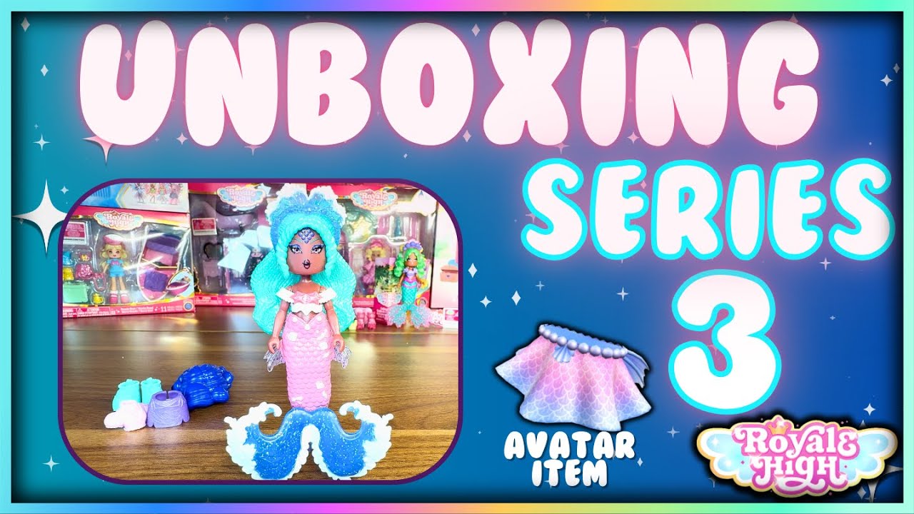 Unboxing the Water Mermaid from Series 3 - Royale High