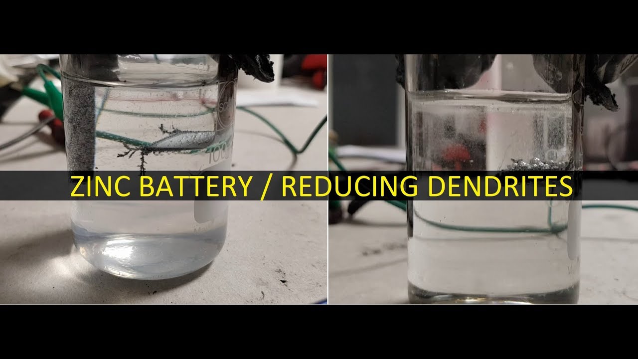 Zinc Battery Reducing Dendrites YouTube
