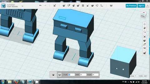 Autodesk 123D - Robot (new) Tutorial - Part 3