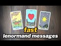 🔮FAST Lenormand Messages🔮 #lenormand