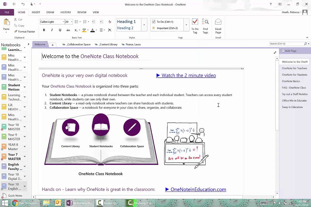 how to use onenote for students