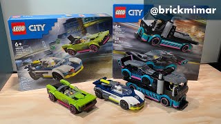REVIEW: 2 Miami Vice Style LEGO City Vehicle Sets! (60406 and 60415)